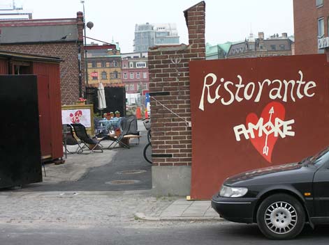 Restaurang Amore på Universitetsholmen i Malmö