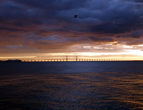 Öresundsbron från Sundspromenaden