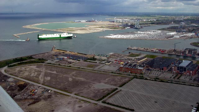 Utsikten frn Turning Torso t nord-ost