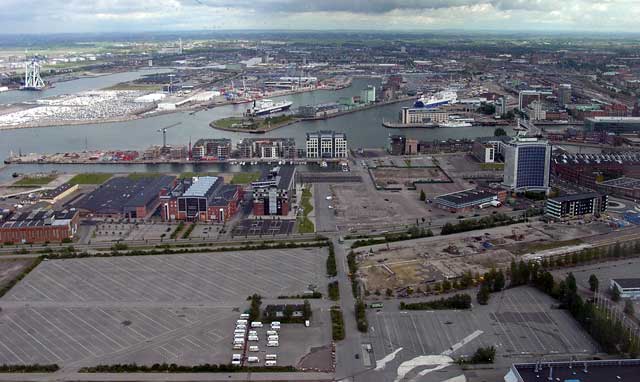 Utsikten frn toppen av Turning Torso t ster